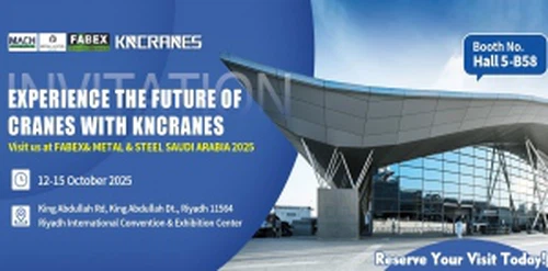 Kncranesは、Fabex&Metal&Steel Saudi Saudi Arabia2025に心から招待します